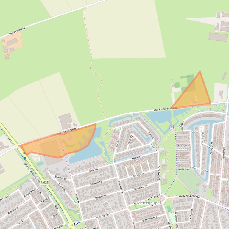 Kaart van postcodegebied 5346JJ.