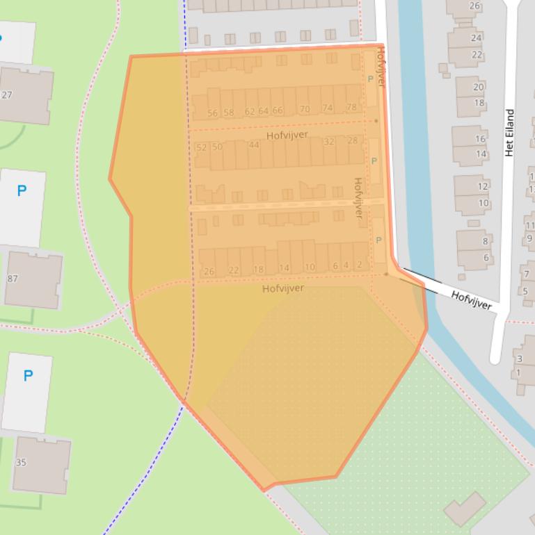 Kaart van postcodegebied 5346KC.