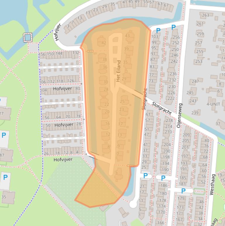 Kaart van postcodegebied 5346KE.