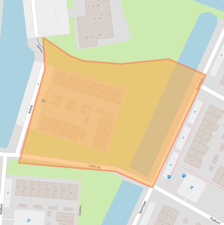 Kaart van postcodegebied 5346KP.