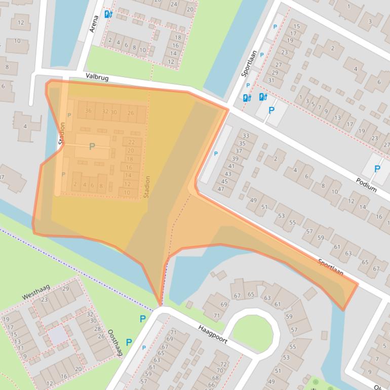 Kaart van postcodegebied 5346KR.