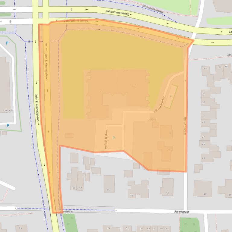 Kaart van postcodegebied 5346PB.