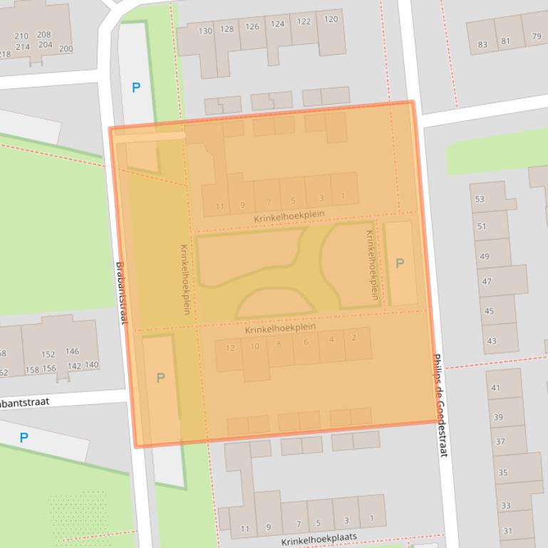 Kaart van postcodegebied 5346PG.