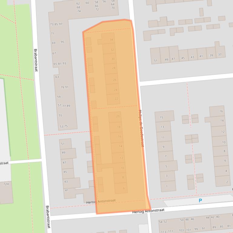 Kaart van postcodegebied 5346PP.