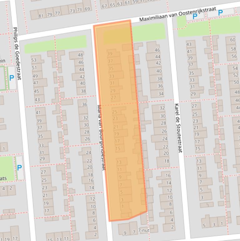 Kaart van postcodegebied 5346PT.