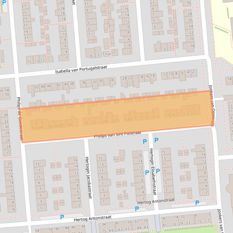 Kaart van postcodegebied 5346PW.