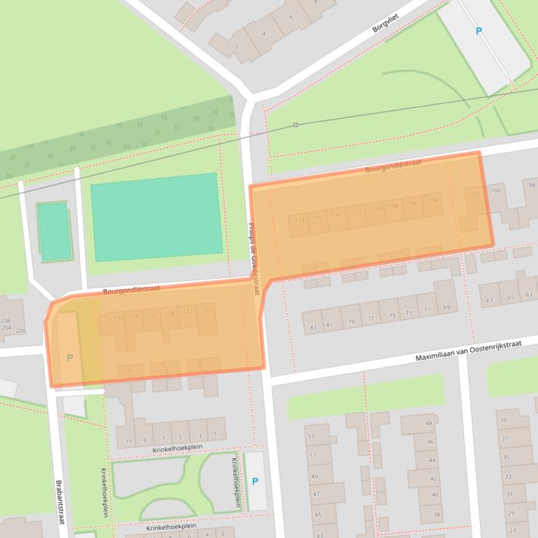 Kaart van postcodegebied 5346RE.