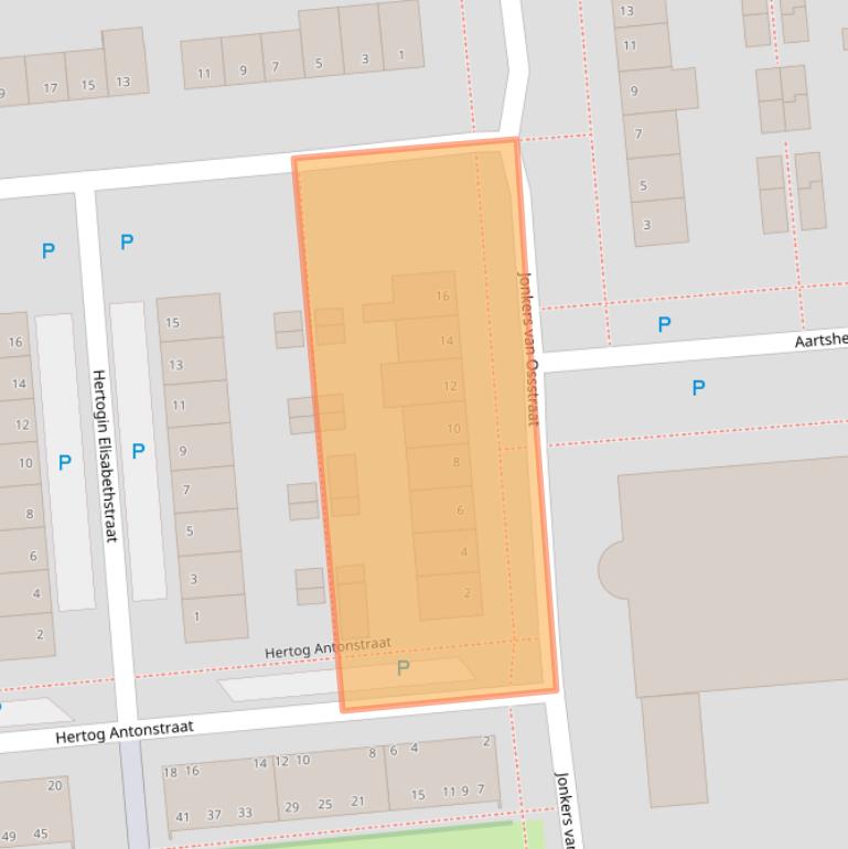 Kaart van postcodegebied 5346RL.