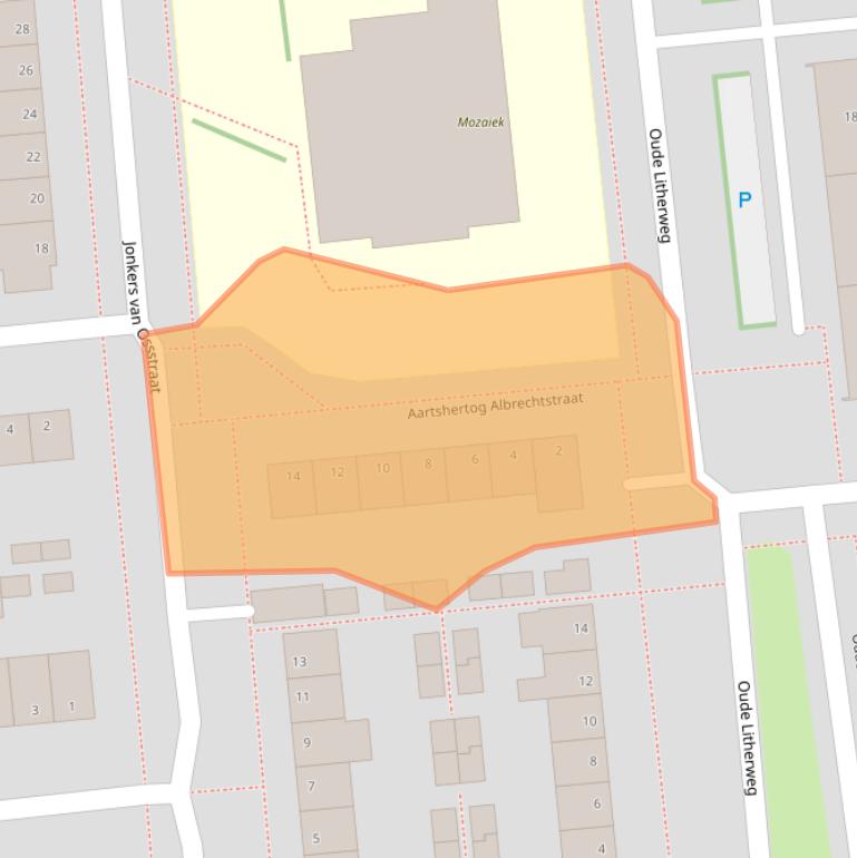Kaart van postcodegebied 5346RV.