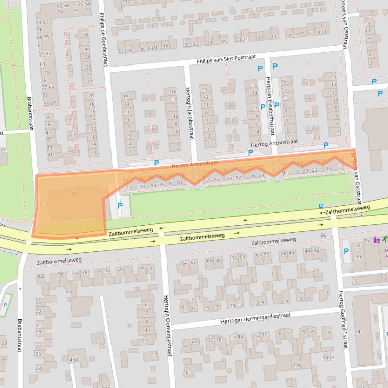 Kaart van postcodegebied 5346RZ.