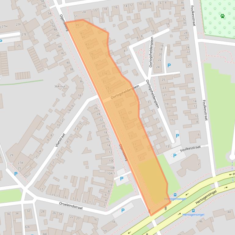 Kaart van postcodegebied 5346SN.