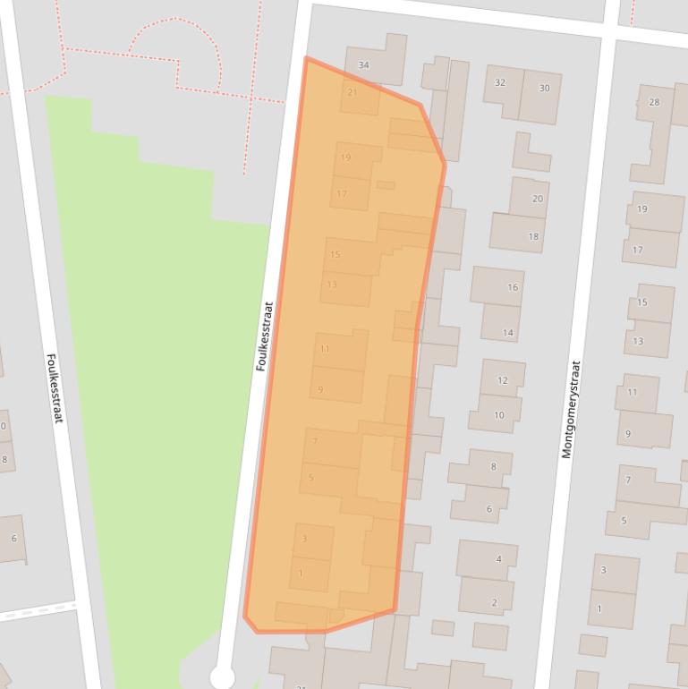 Kaart van postcodegebied 5346TC.