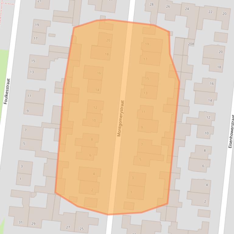 Kaart van postcodegebied 5346TJ.