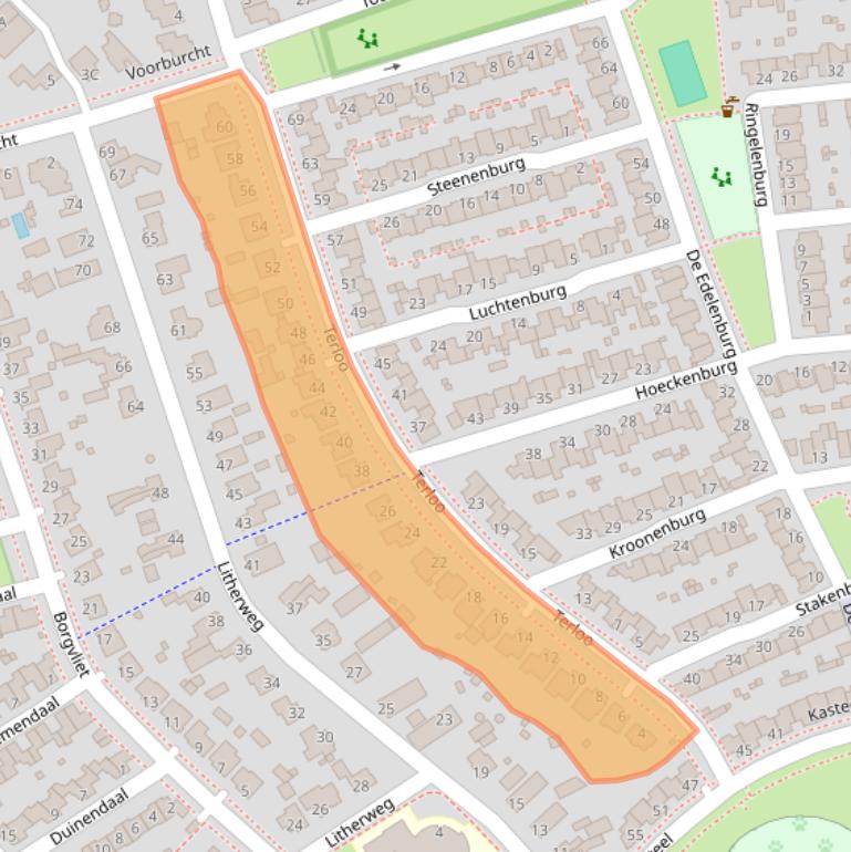 Kaart van postcodegebied 5346VE.