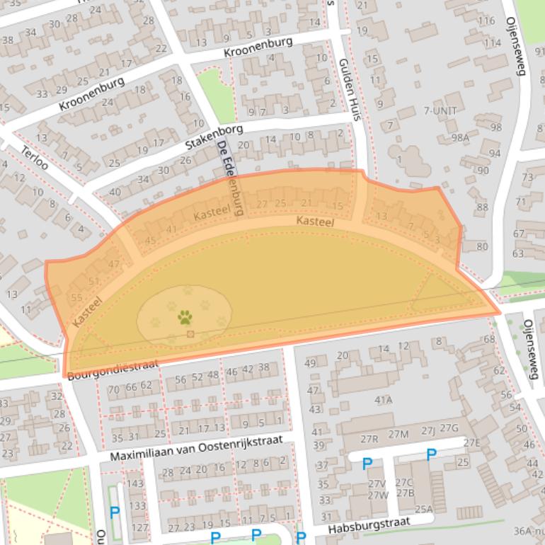 Kaart van postcodegebied 5346VP.