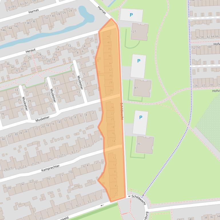 Kaart van postcodegebied 5346WC.