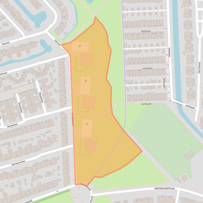 Kaart van postcodegebied 5346WE.