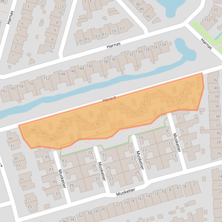 Kaart van postcodegebied 5346WG.