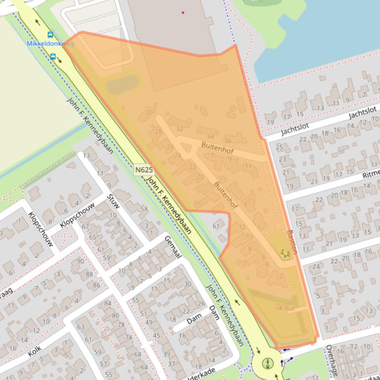 Kaart van postcodegebied 5346WJ.
