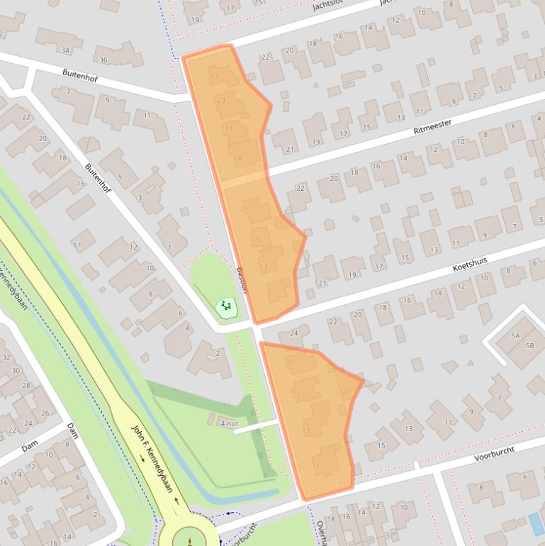 Kaart van postcodegebied 5346WN.