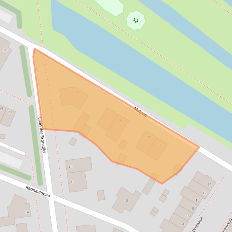 Kaart van postcodegebied 5347HJ.