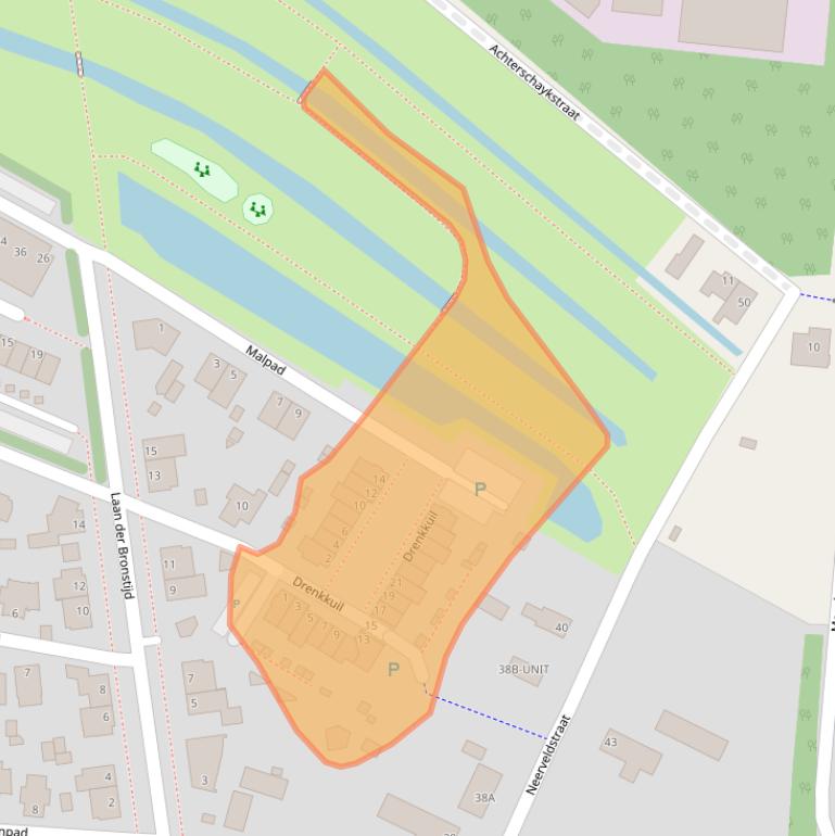 Kaart van postcodegebied 5347HR.