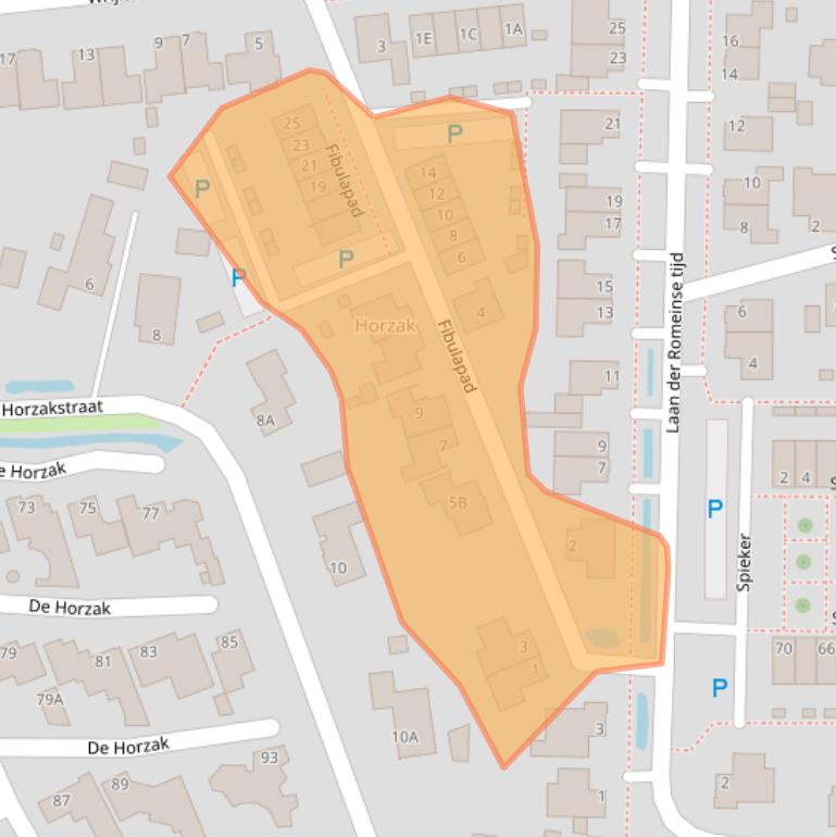 Kaart van postcodegebied 5347HW.