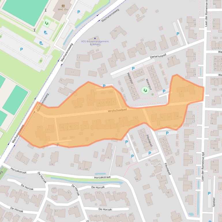 Kaart van postcodegebied 5347HX.
