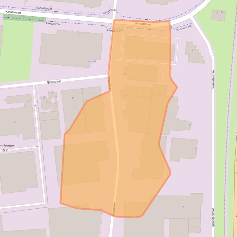 Kaart van postcodegebied 5347JG.