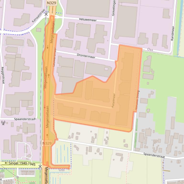 Kaart van postcodegebied 5347JX.