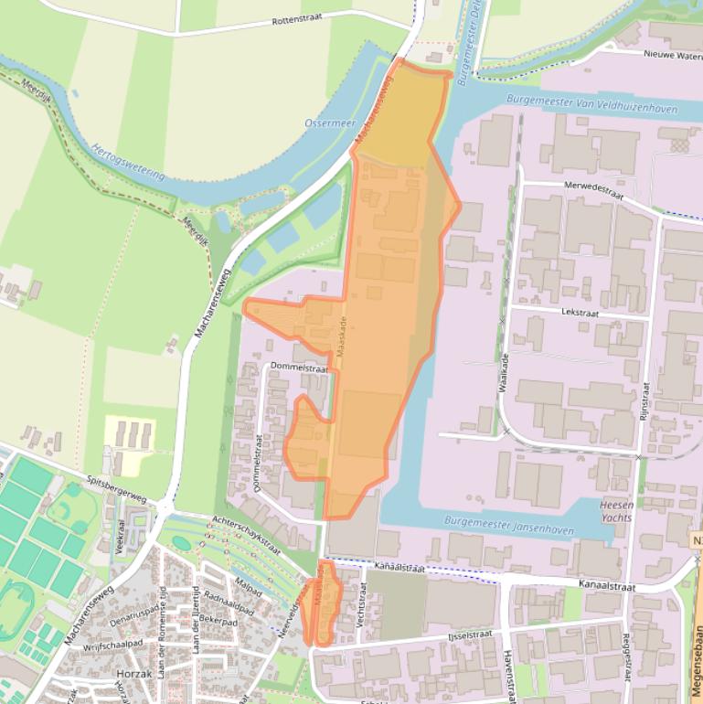 Kaart van postcodegebied 5347KD.