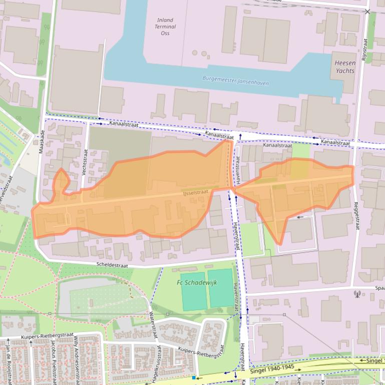 Kaart van postcodegebied 5347KG.
