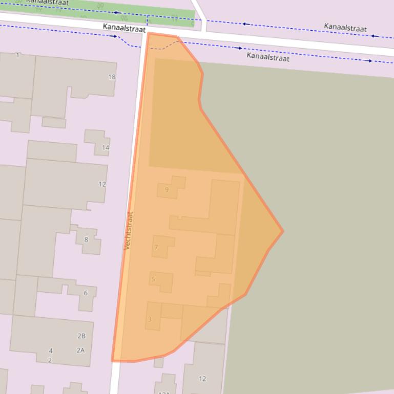 Kaart van postcodegebied 5347KH.