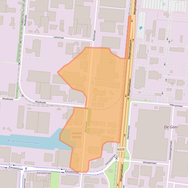 Kaart van postcodegebied 5347KL.