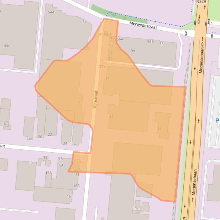 Kaart van postcodegebied 5347KN.