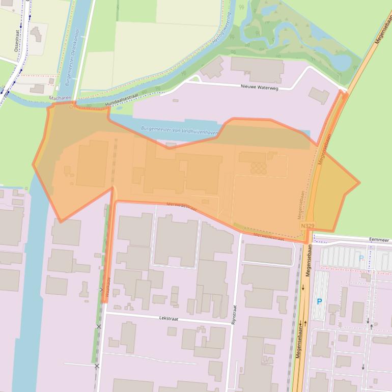 Kaart van postcodegebied 5347KZ.