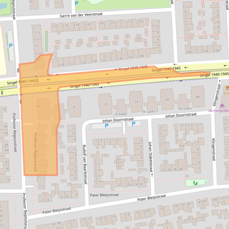 Kaart van postcodegebied 5348AB.