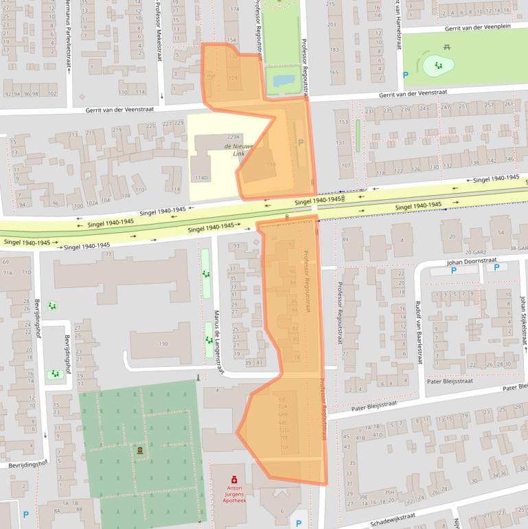Kaart van postcodegebied 5348AH.