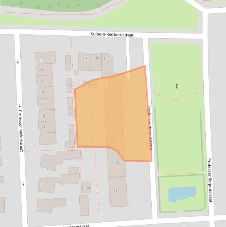 Kaart van postcodegebied 5348AJ.