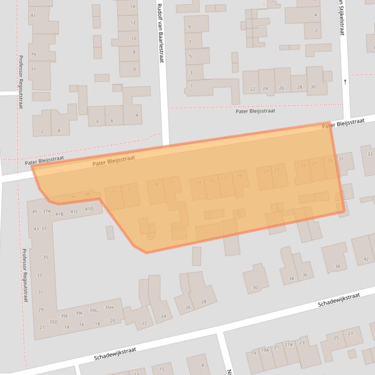 Kaart van postcodegebied 5348AL.