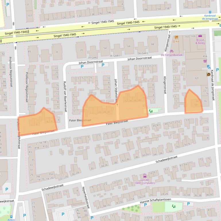 Kaart van postcodegebied 5348AN.