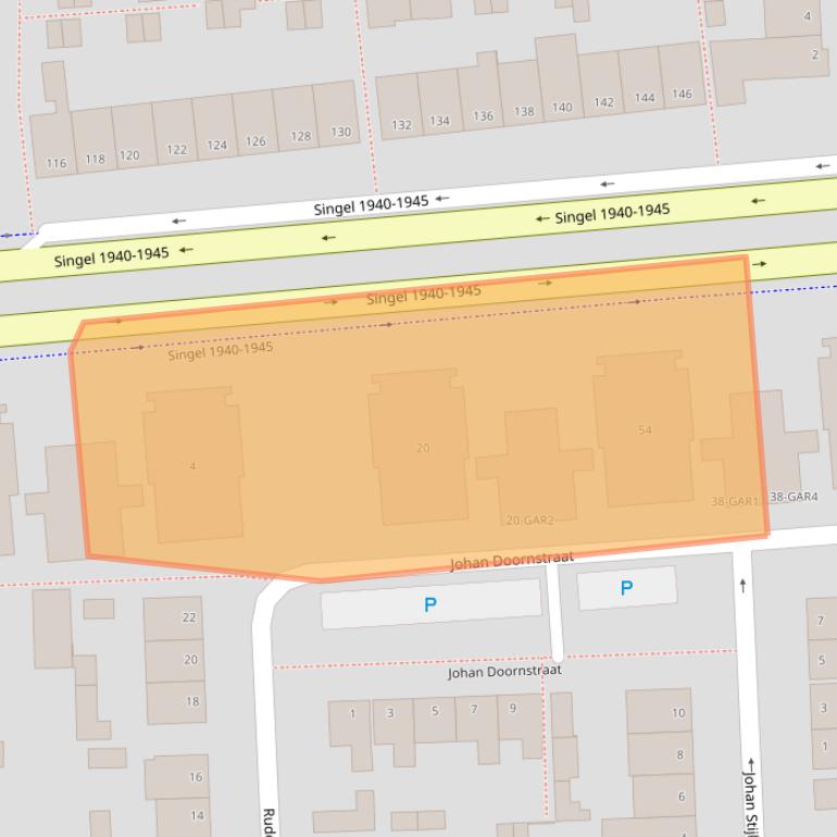 Kaart van postcodegebied 5348AT.