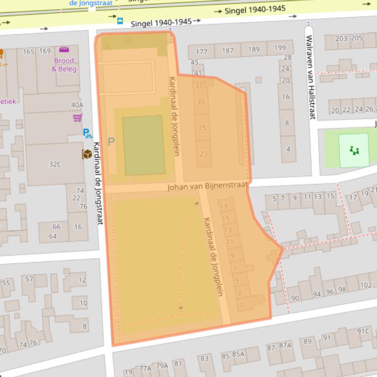 Kaart van postcodegebied 5348BJ.