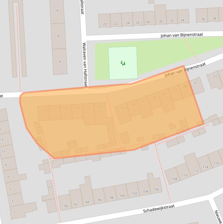 Kaart van postcodegebied 5348BK.