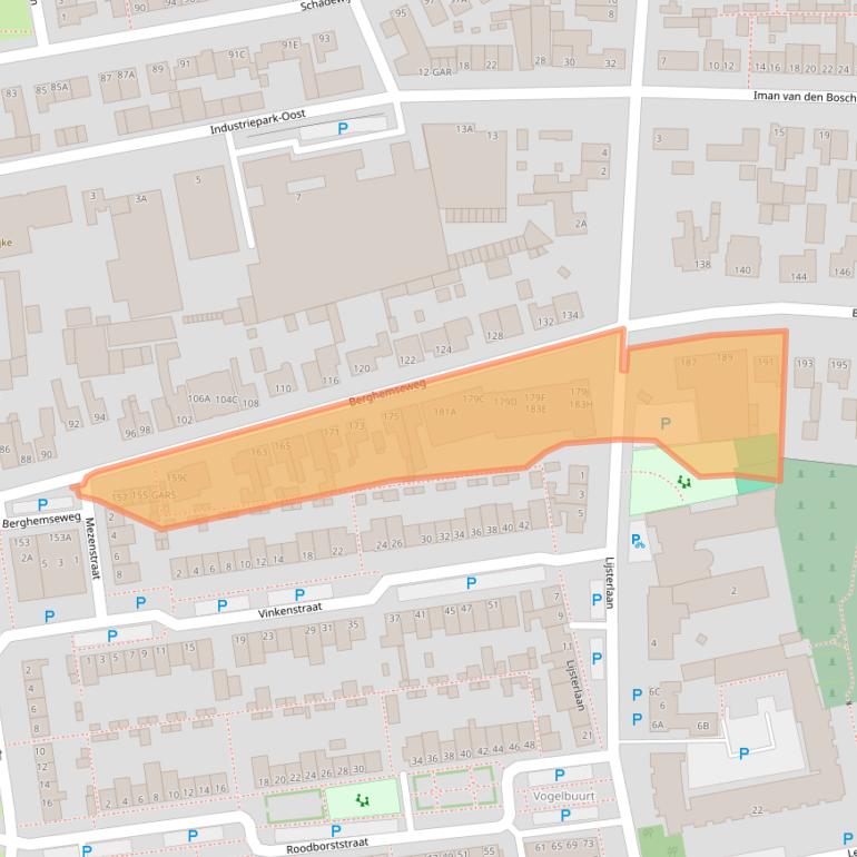 Kaart van postcodegebied 5348CD.
