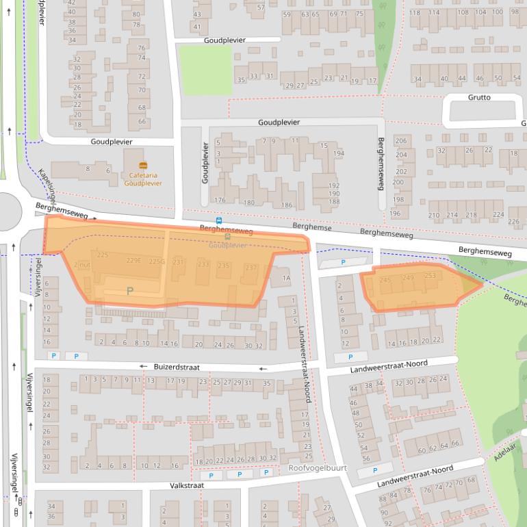 Kaart van postcodegebied 5348CG.