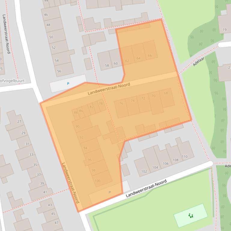 Kaart van postcodegebied 5348ED.