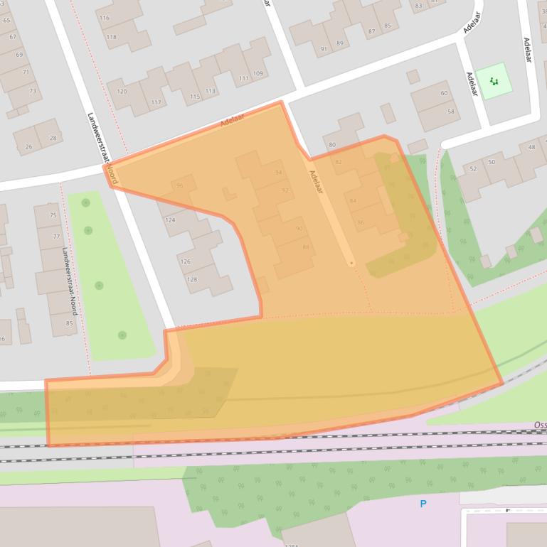 Kaart van postcodegebied 5348EM.