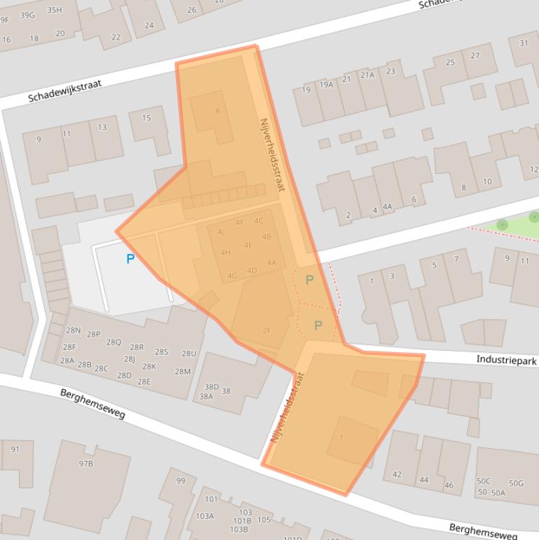 Kaart van postcodegebied 5348GA.