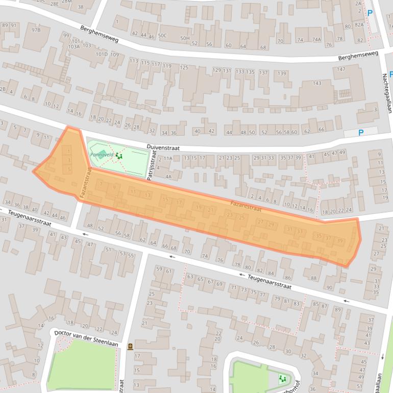 Kaart van postcodegebied 5348GK.